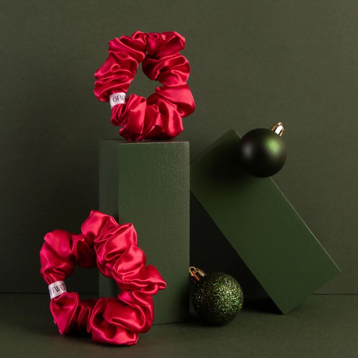 classic silk scrunchies