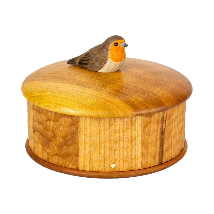 Wooden Box Robin
