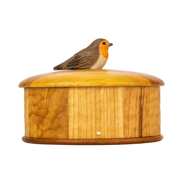 Wooden Box Robin