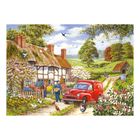 House of Puzzles Village Life-4X 500 Piece Puzzle