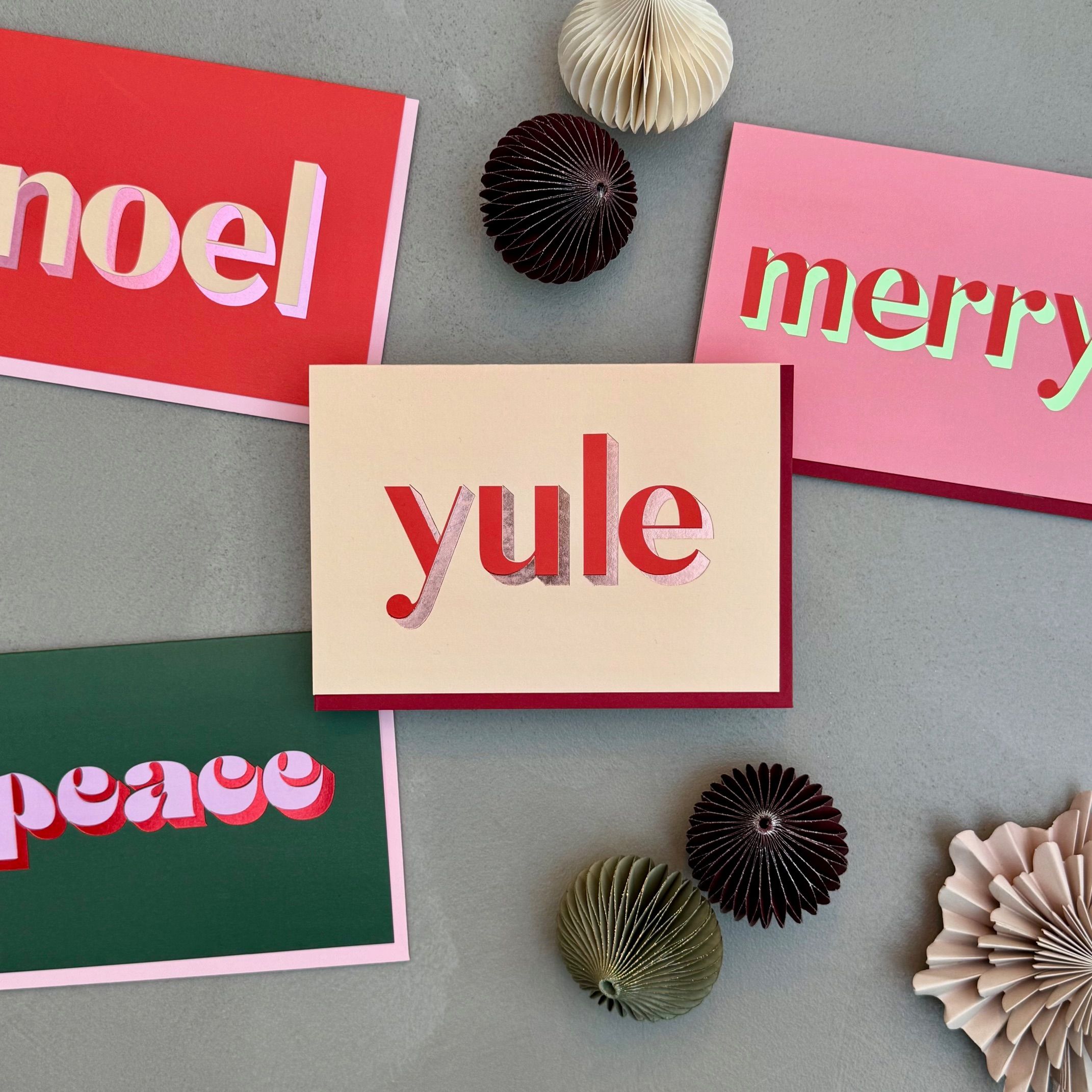 Font Christmas Cards