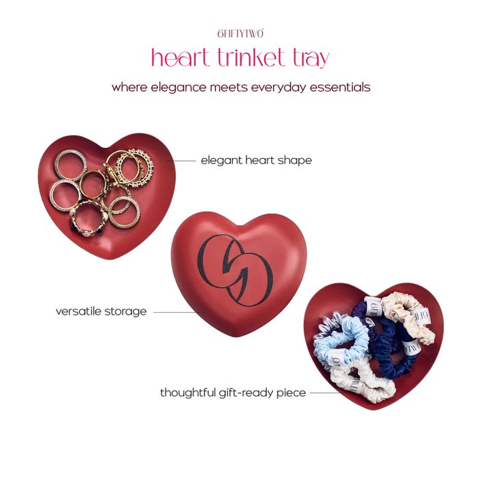 heart trinket tray