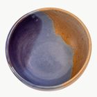 Tavora Cereal Bowl Reactive Salt-glaze - Cobalt Blue
