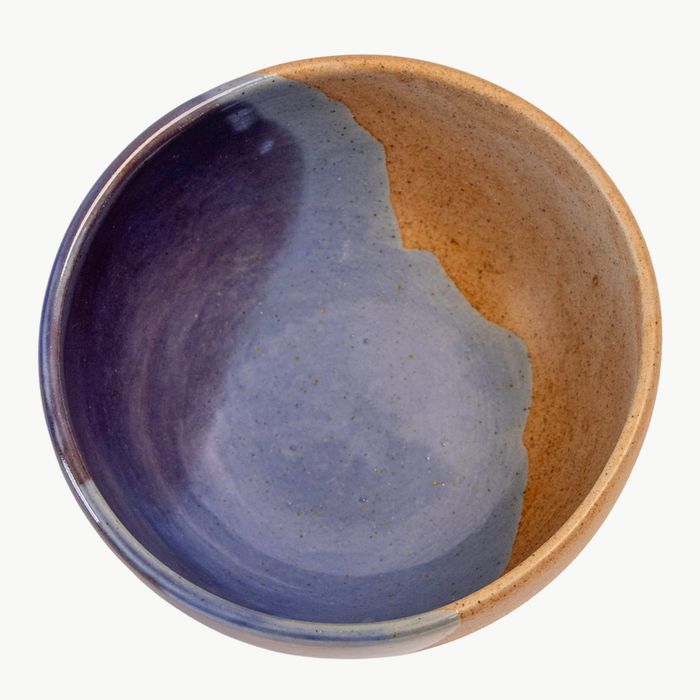 Tavora Cereal Bowl Reactive Salt-glaze - Cobalt Blue