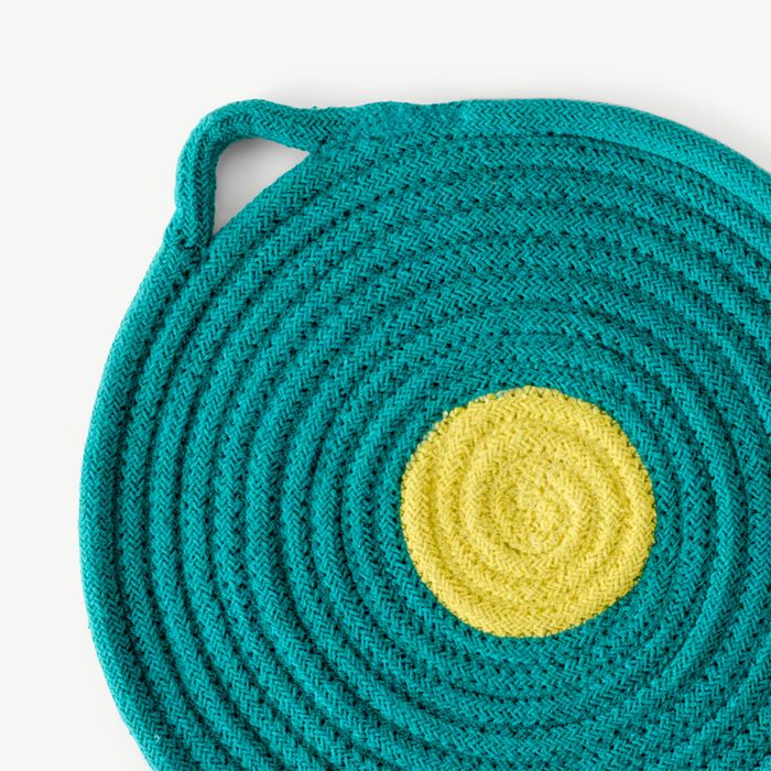 Penn Set of 2 Placemats, Green and Yellow