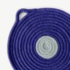 Penn Set of 2 Placemats, Cobalt Blue and Grey