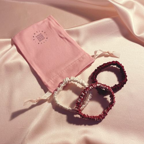 Silk Releve Hair Elastic Travel Trio Gift Set- Choose Your Colours