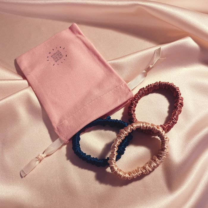 Silk Releve Hair Elastic Travel Trio Gift Set- Choose Your Colours