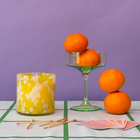 3 Wick Aromatherapy Candles with handblown glass