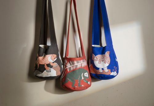 Kusubashi Mon-Ori x Morita MiW pouch