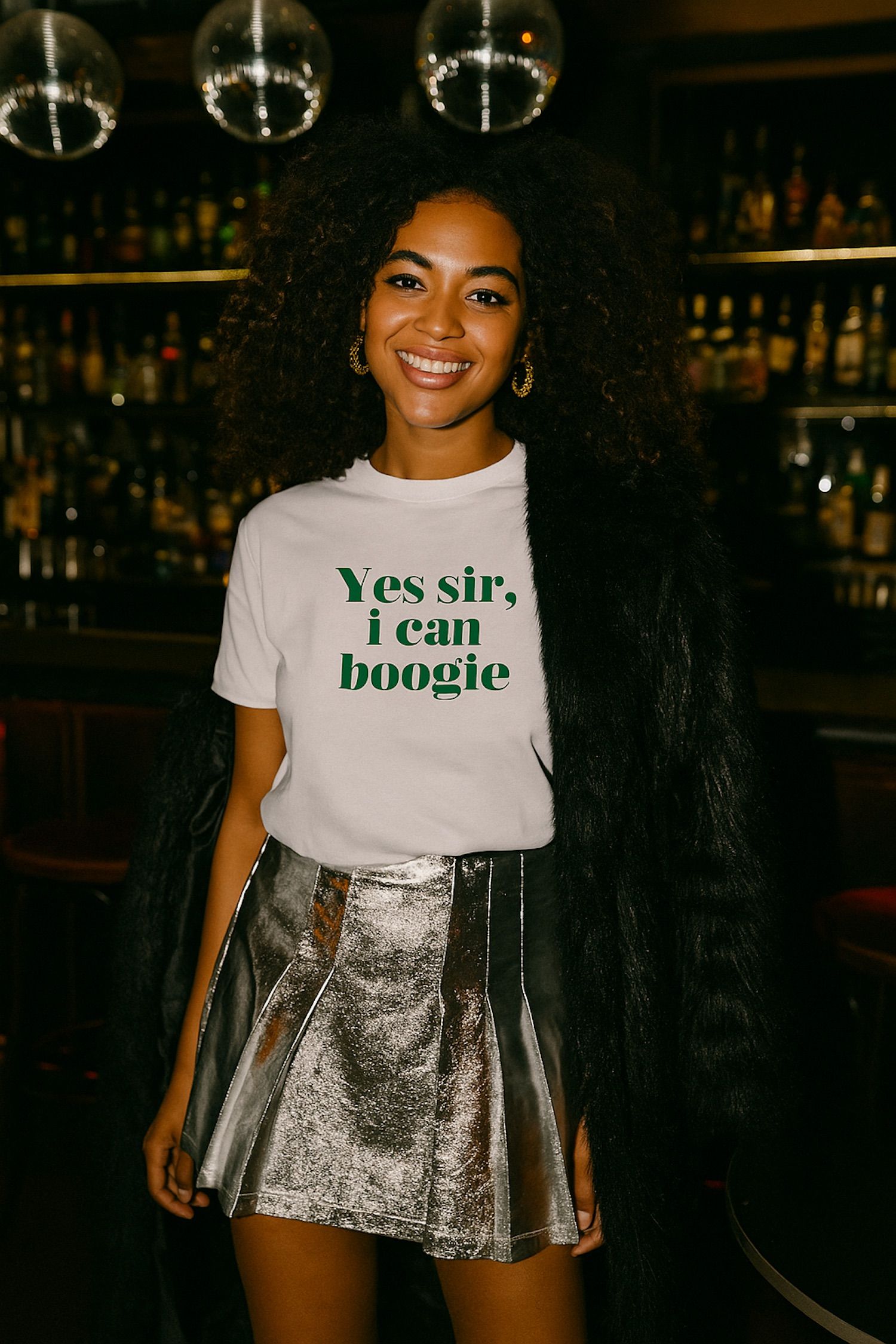 Yes Sir I can Boogie Slogan T-shirt