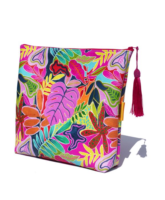 Cheeseplant cosmetic bag