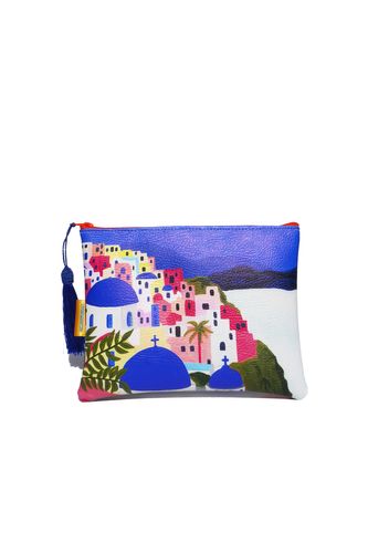 Santorini makeup bag