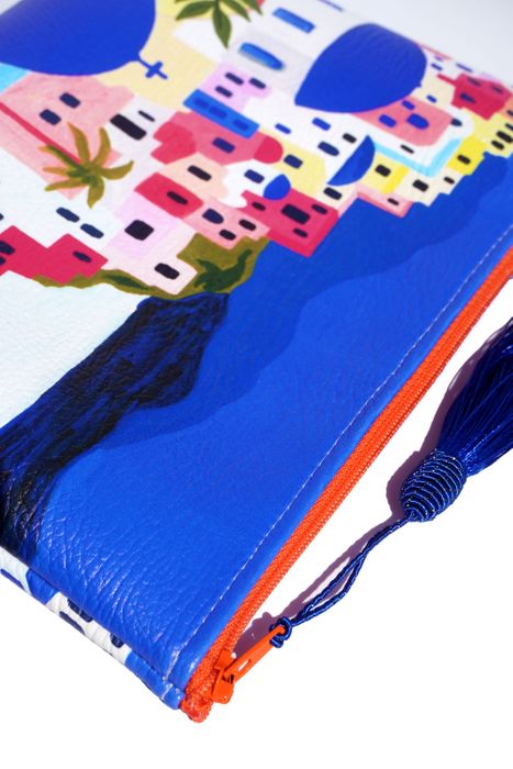 Santorini makeup bag