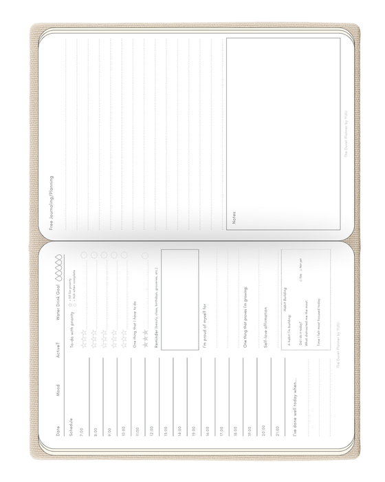 The Duvet Planner - Original Puffy Daily Productivity Planner