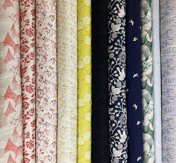 Ten To Sen Embroidered Fabrics