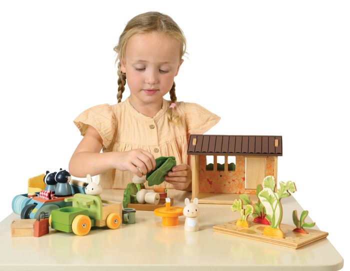 Tender Leaf Wooden Toys Bunny's Carrot Patch