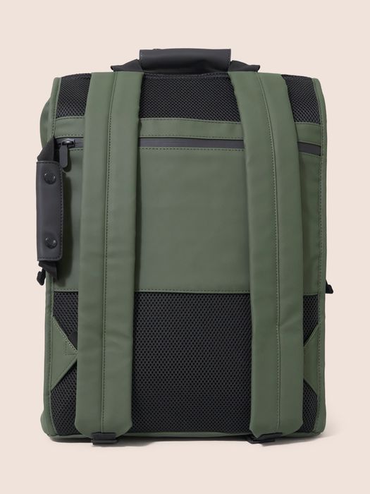 Copenhagen Waterproof Roll Top Backpack in Khaki