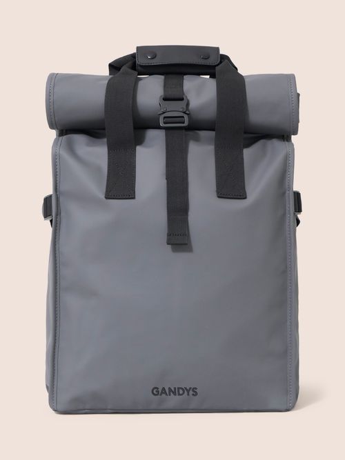 Copenhagen Waterproof Roll Top Backpack in Grey