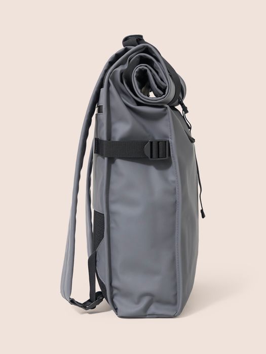 Copenhagen Waterproof Roll Top Backpack in Grey