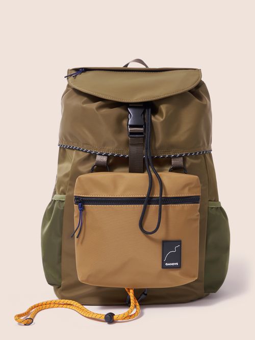 Urban Trek Recycled Modular 3 in 1 Backpack in Khaki
