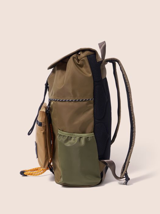 Urban Trek Recycled Modular 3 in 1 Backpack in Khaki