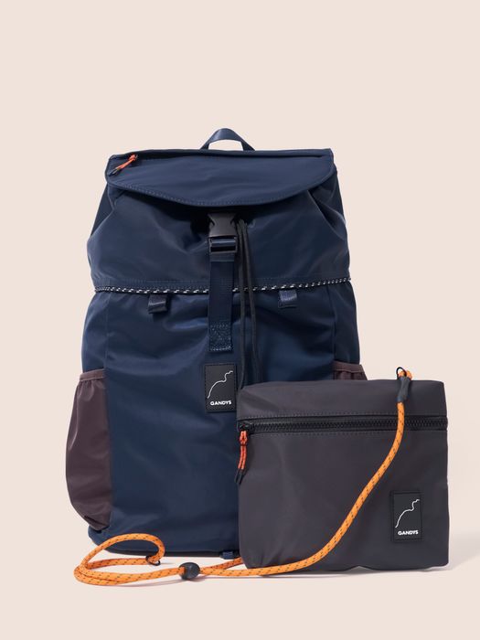 Urban Trek Recycled Modular 3 in 1 Backpack in Navy