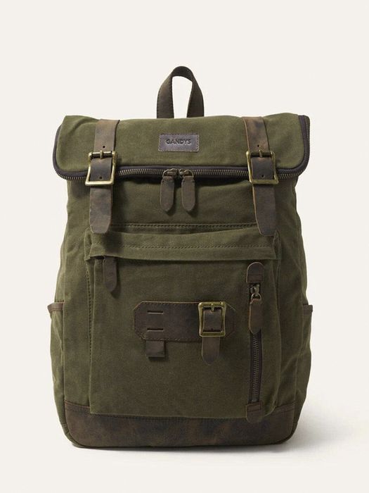 Bali Waxed Cotton Backpack