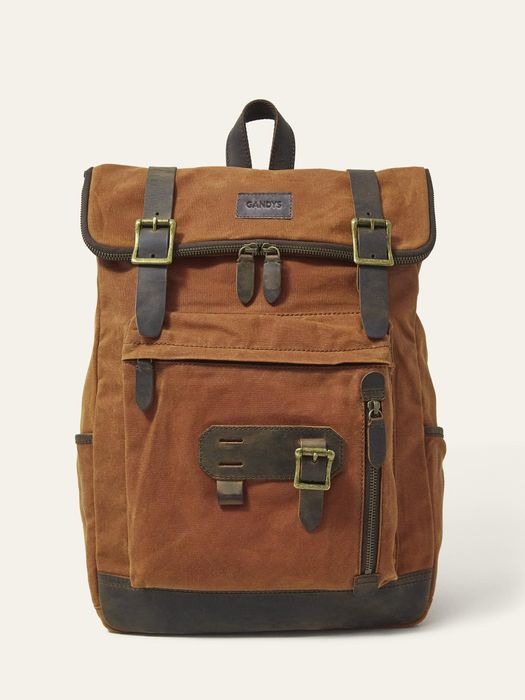 Bali Waxed Cotton Backpack