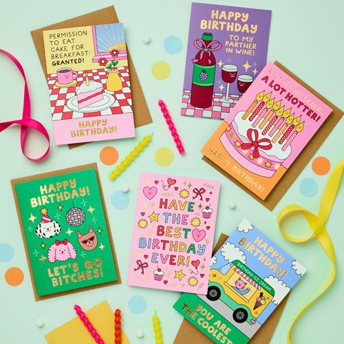 *New* Rosie Pink Birthday Cards