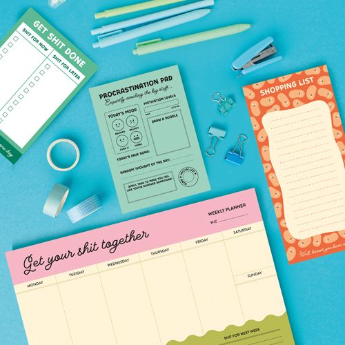 *New* List Pads & Planners