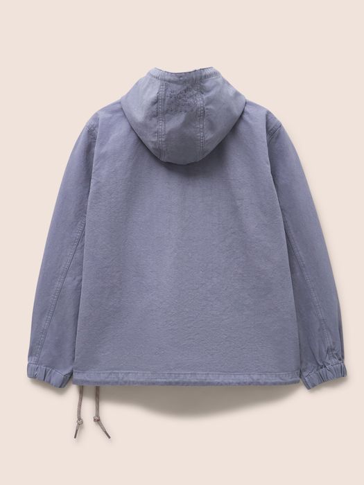 Malmo Cotton Overhead Jacket in Blue