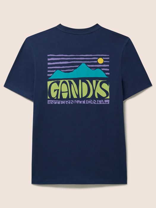 Classic Organic Cotton T-Shirt in Gandys in Mountain Print