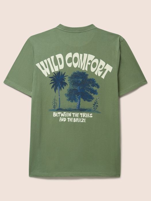 Classic Organic Cotton T-Shirt in Wild Comfort Print