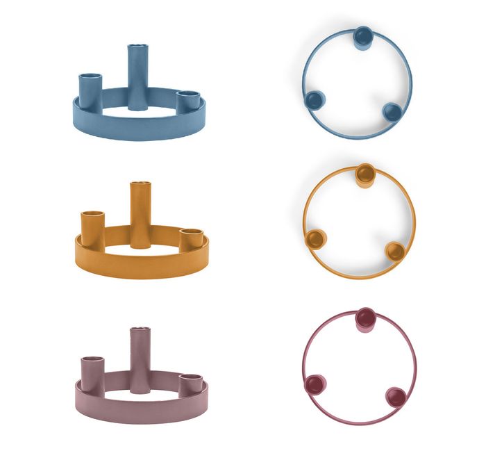 Metal Candelabra Rings