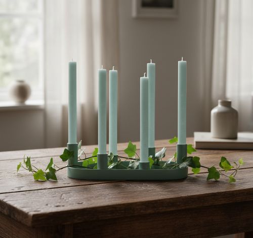 Metal Candelabra Rings