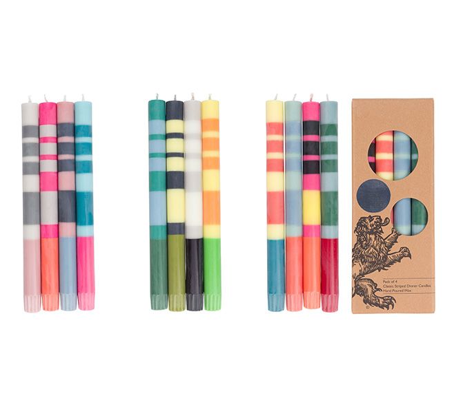 Striped Candle Collection