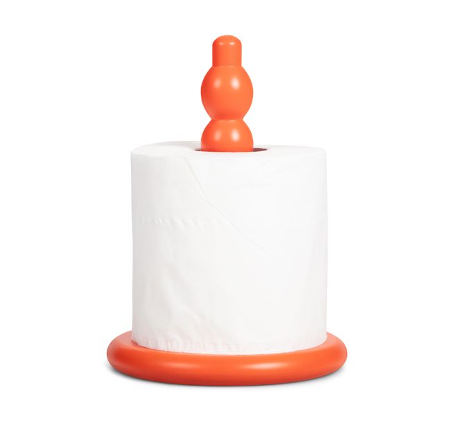 Turned, Wooden Roll holder with Twine