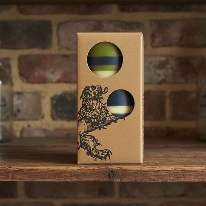 Striped & Solid Pillar Candles