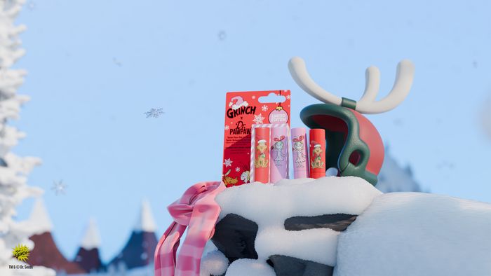 Dr.PAWPAW X The Grinch Peach Pink & Ultimate Red Balm Duo