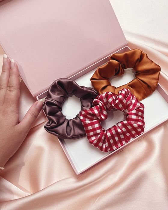 Classic Scrunchie Gift Set- Choose Your Colours