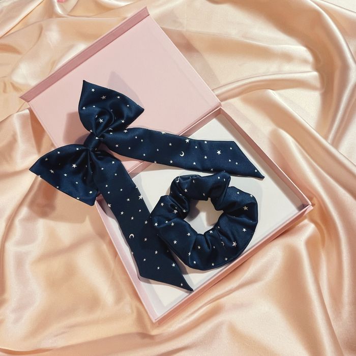 Scrunchie and Hair Bow Gift Set