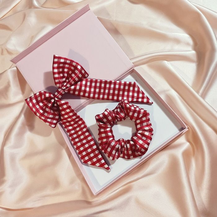 Scrunchie and Hair Bow Gift Set