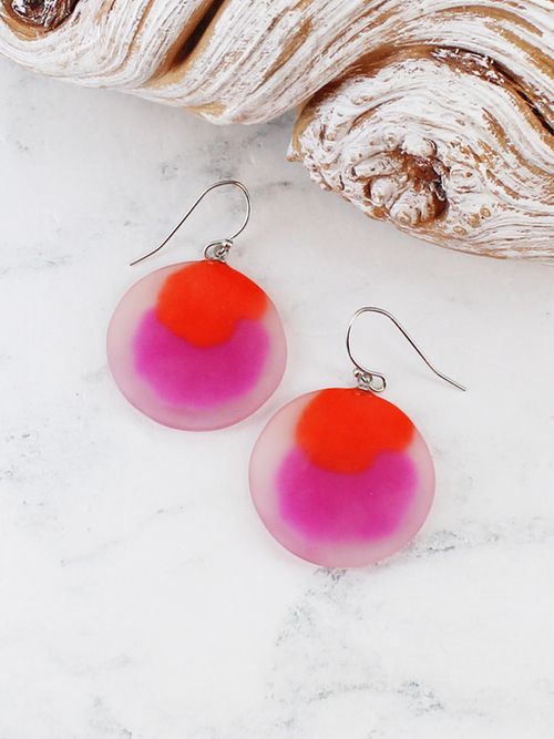 Abstract Resin Earrings