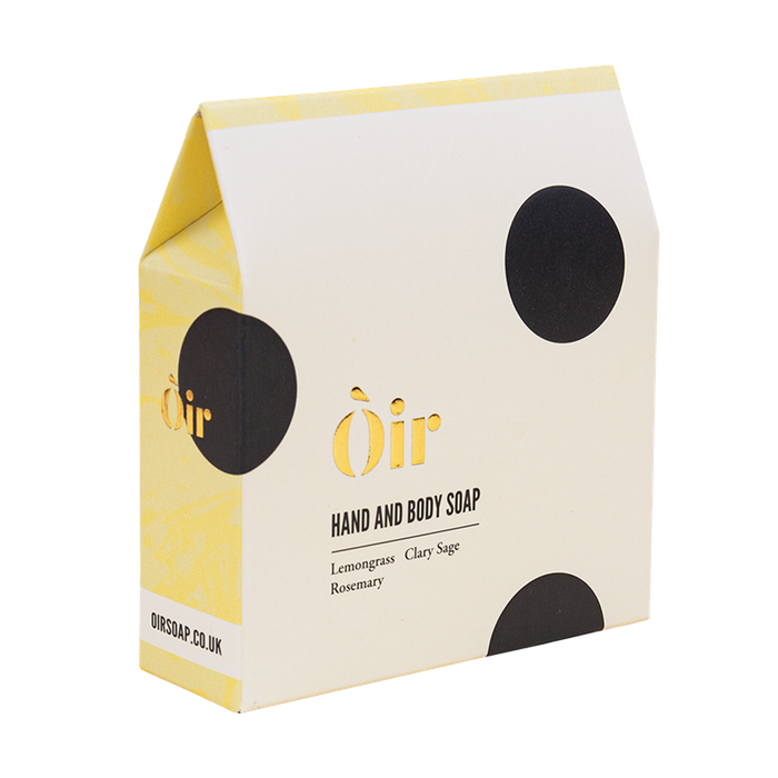 Lemongrass, clary sage, rosemary hand & body soap