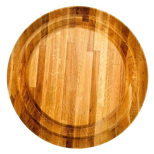 British Handcrafted British Oak Double-Groove Sharing Platter