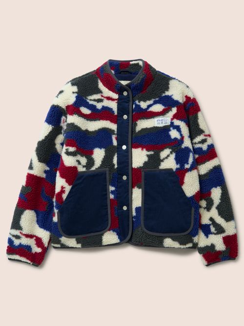 Hudson Recycled Fleece Cord Front Printed Jacket