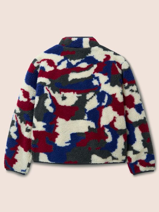 Hudson Recycled Fleece Cord Front Printed Jacket
