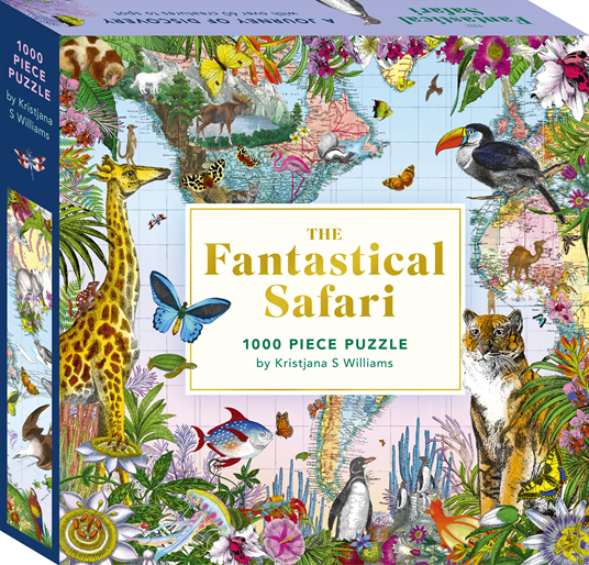 9781805701781	Wild Realms	Fantastical Safari: 1000-piece Jigsaw Puzzle, The	A Journey of Discovery