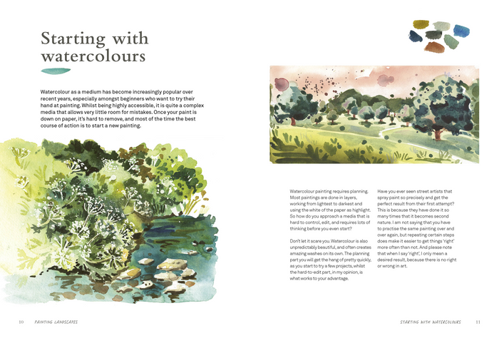 9781836008187	Painting	Painting Landscapes	Connect to calm through the beauty of watercolour
